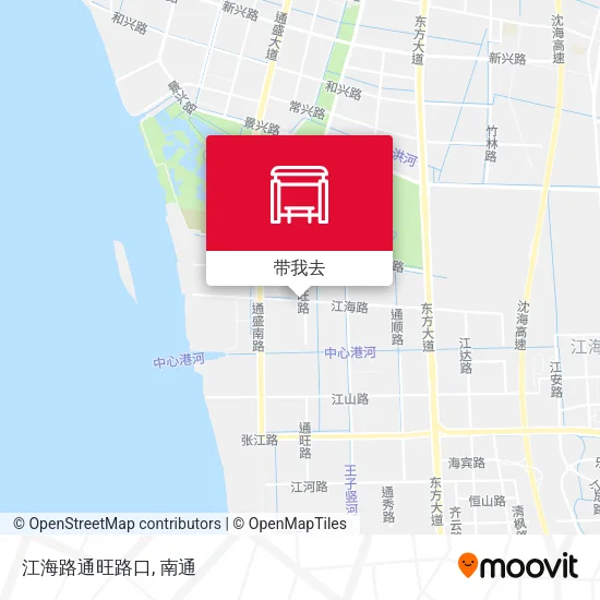 江海路通旺路口地图