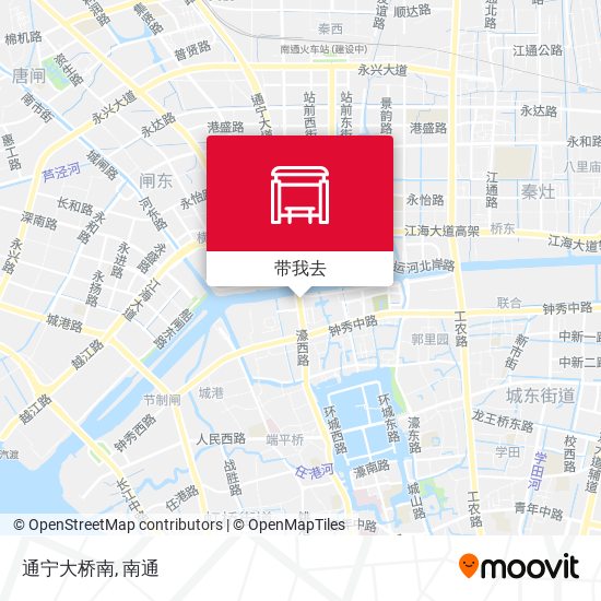 通宁大桥南地图