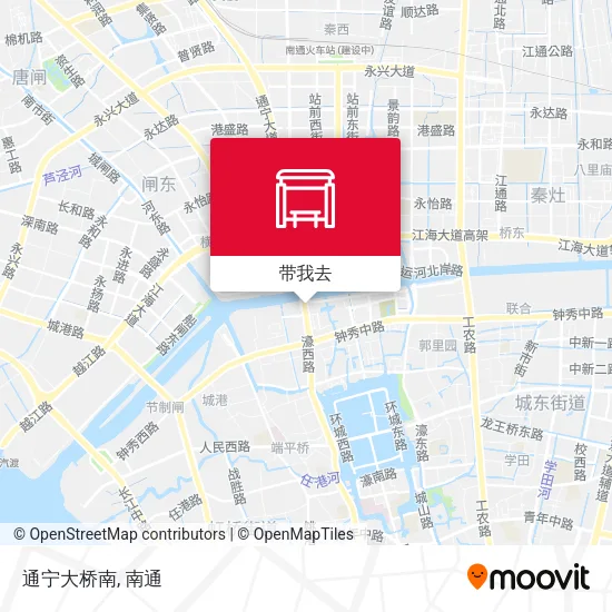 通宁大桥南地图