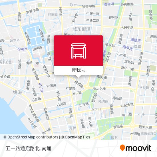 五一路通启路北地图