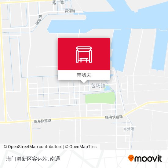 海门港新区客运站地图