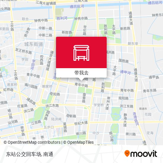 东站公交回车场地图