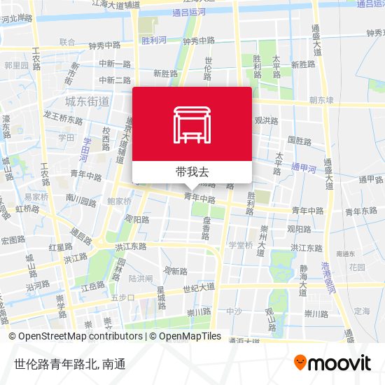 世伦路青年路北地图