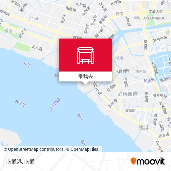 南通港地图