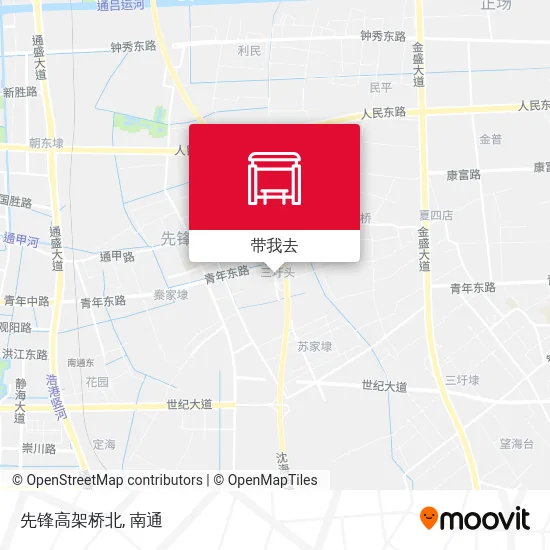 先锋高架桥北地图