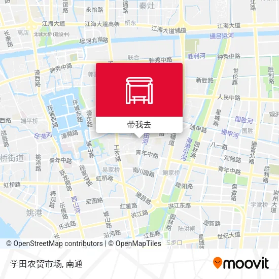 学田农贸市场地图