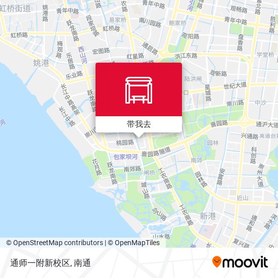 通师一附新校区地图