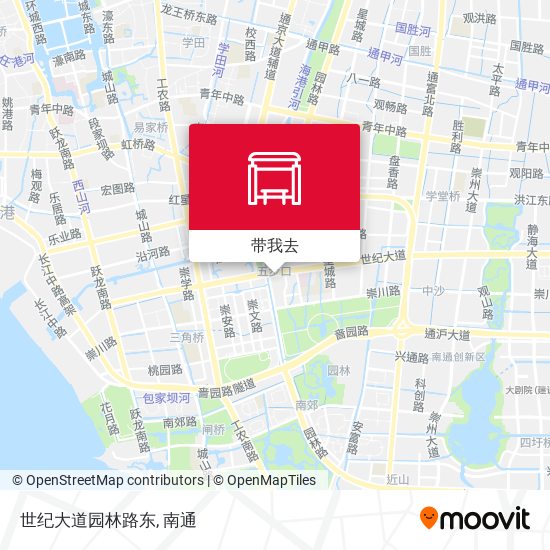 世纪大道园林路东地图