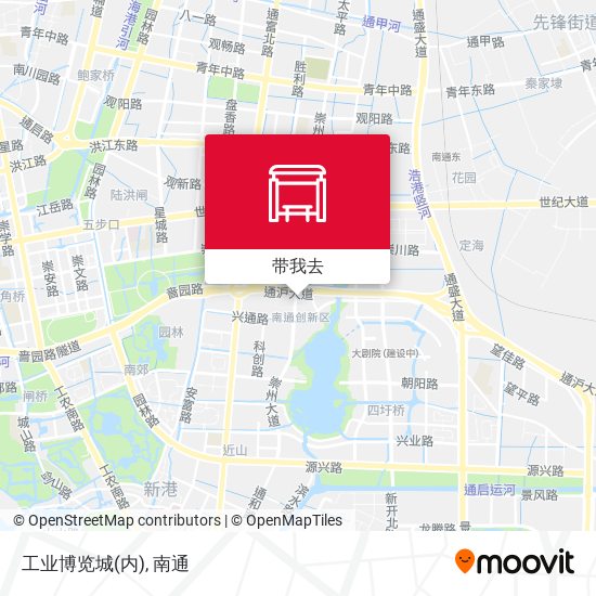 工业博览城(内)地图