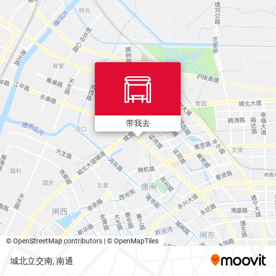 城北立交南地图