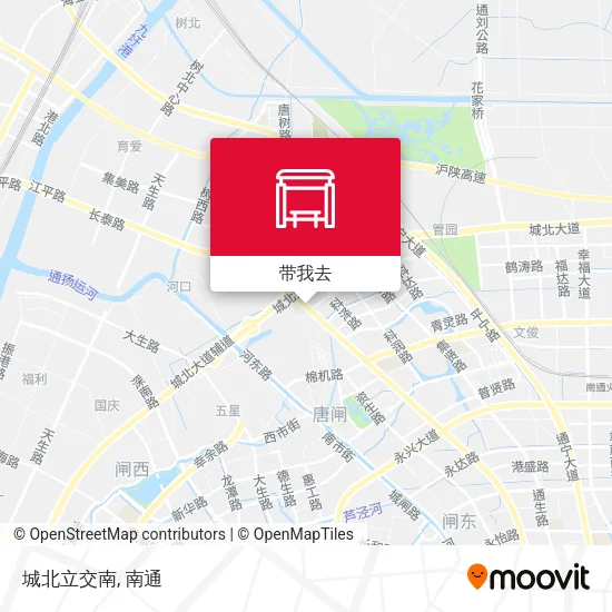 城北立交南地图