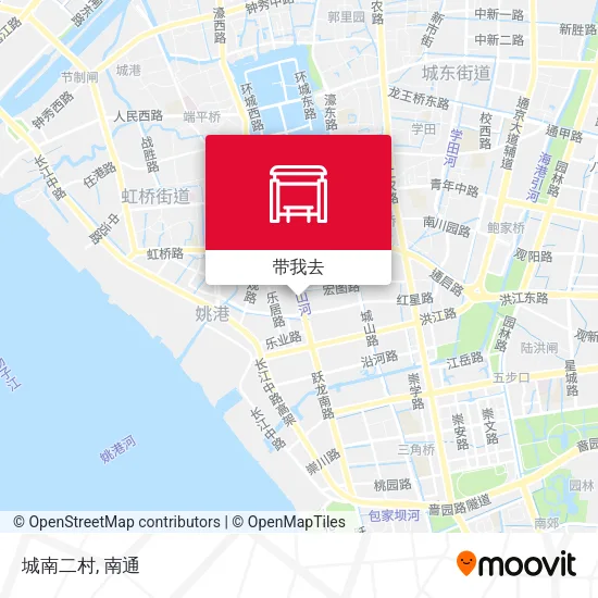 城南二村地图