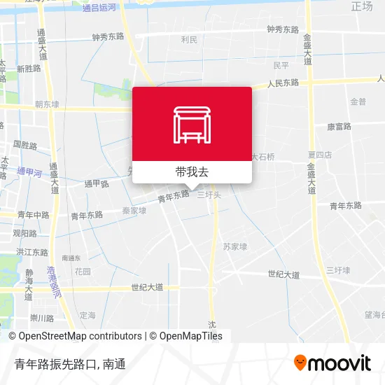 青年路振先路口地图