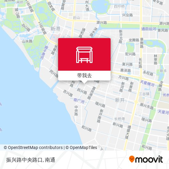 振兴路中央路口地图