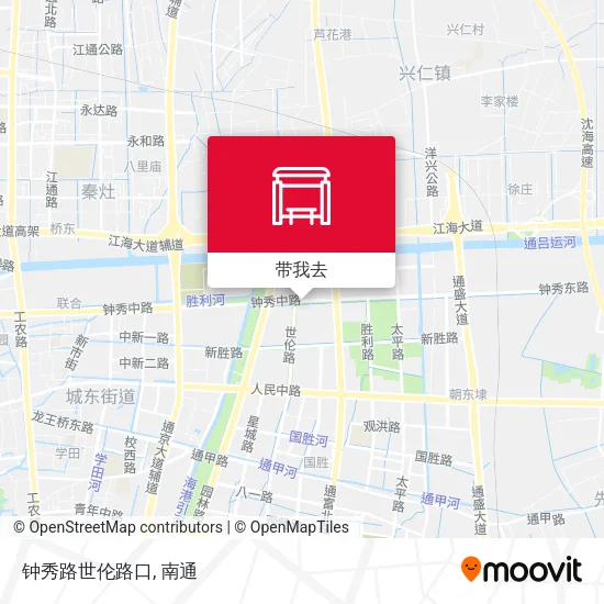 钟秀路世伦路口地图