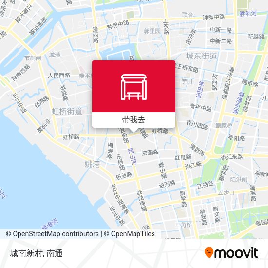 城南新村地图
