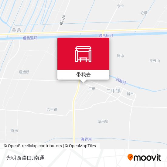 光明西路口地图