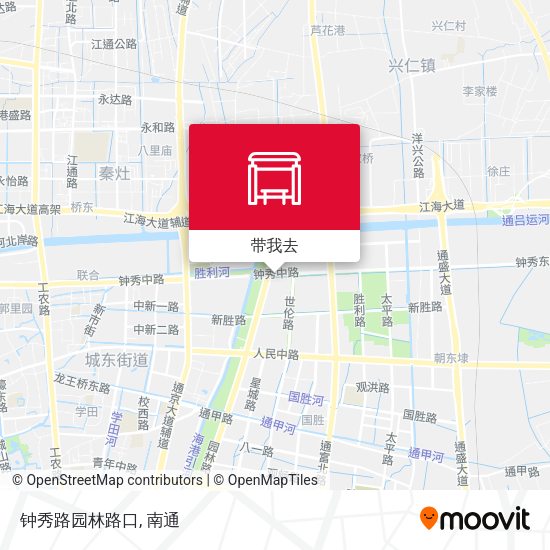 钟秀路园林路口地图
