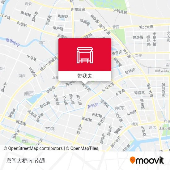 唐闸大桥南地图