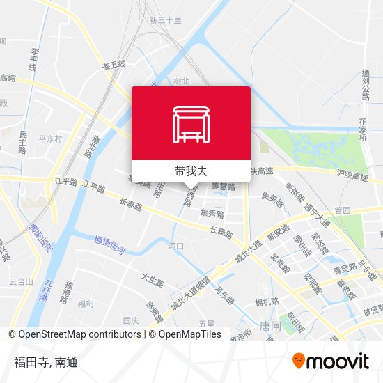 福田寺地图
