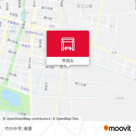 竹行中学地图