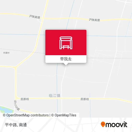 平中路地图