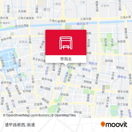 通甲路桥西地图