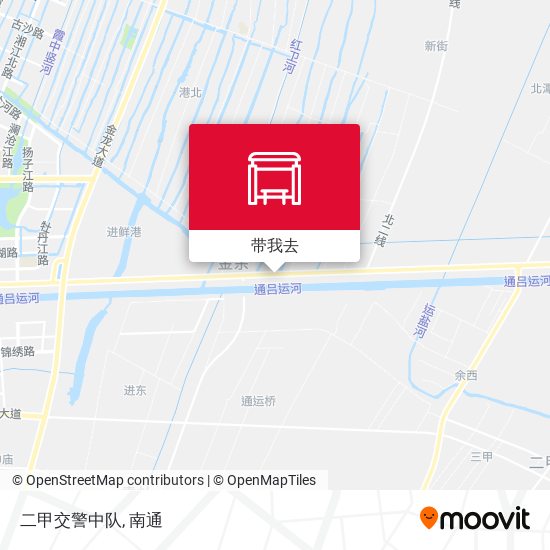 二甲交警中队地图