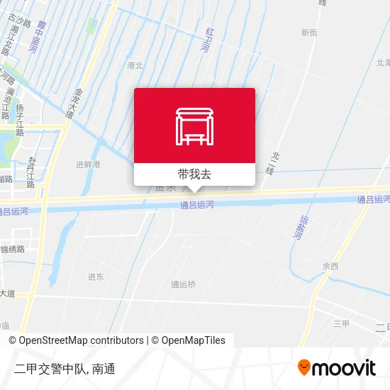 二甲交警中队地图