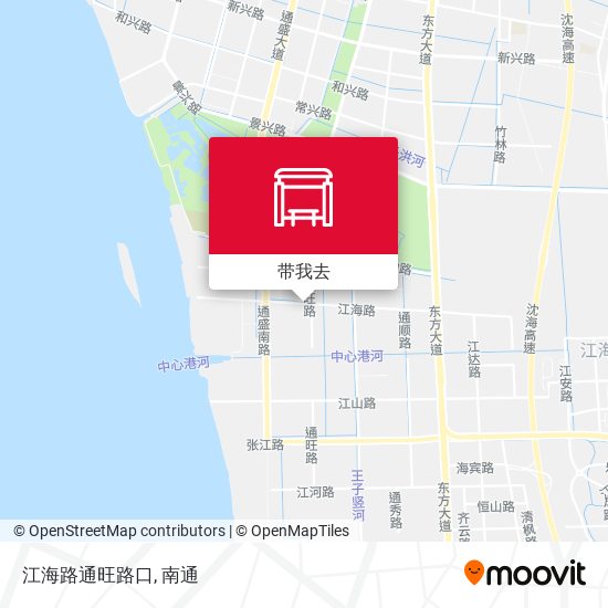 江海路通旺路口地图