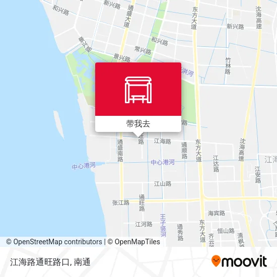 江海路通旺路口地图