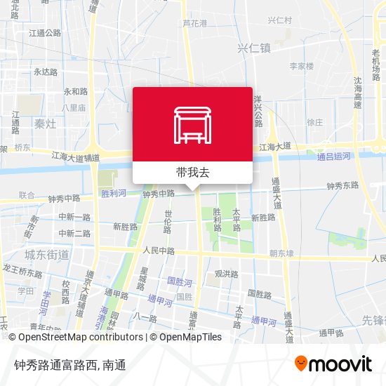 钟秀路通富路西地图