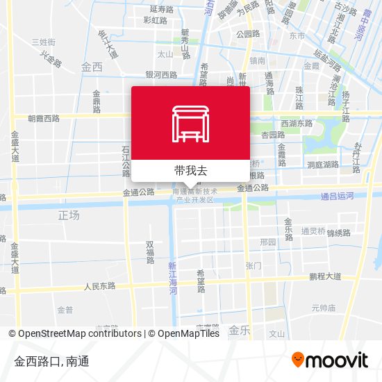 金西路口地图