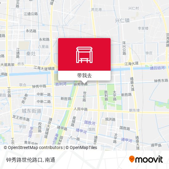 钟秀路世伦路口地图