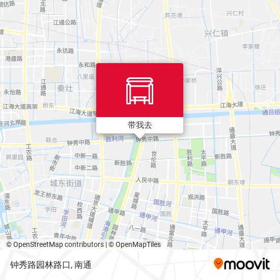 钟秀路园林路口地图