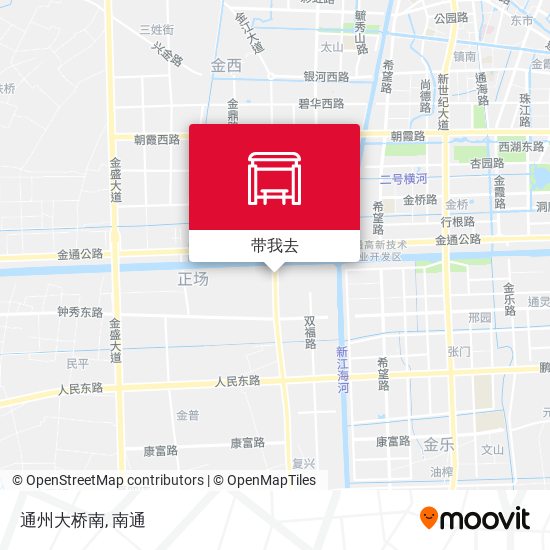 通州大桥南地图