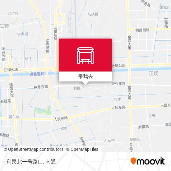 利民北一号路口地图