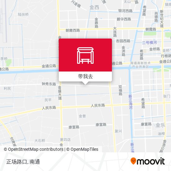 正场路口地图