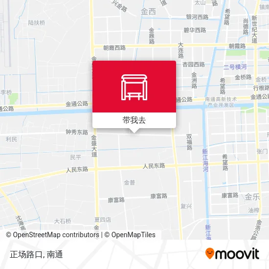 正场路口地图
