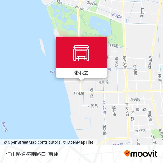 江山路通盛南路口地图