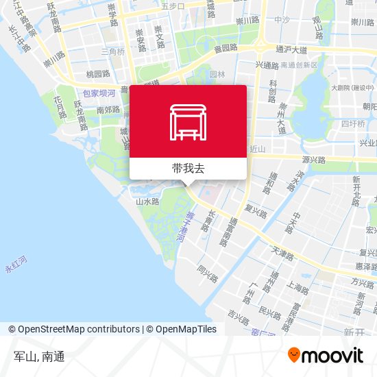 军山地图