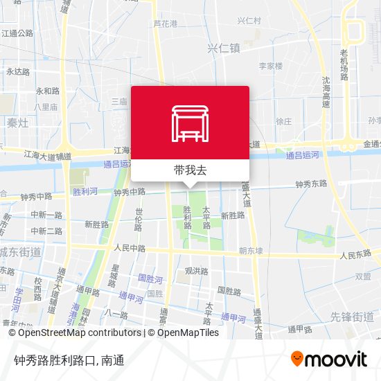 钟秀路胜利路口地图