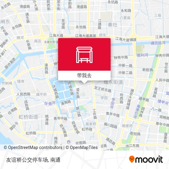 友谊桥公交停车场地图