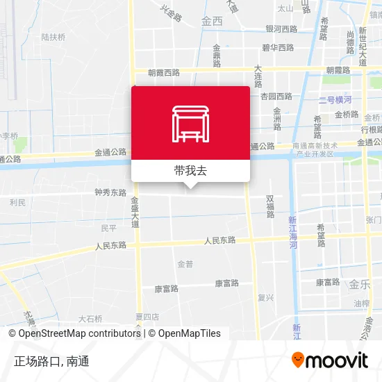 正场路口地图
