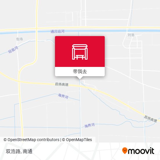 双浩路地图