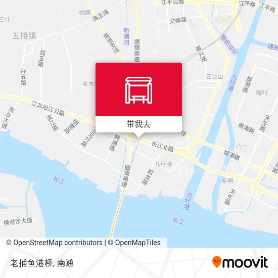 老捕鱼港桥地图