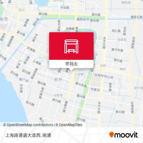 上海路通盛大道西地图