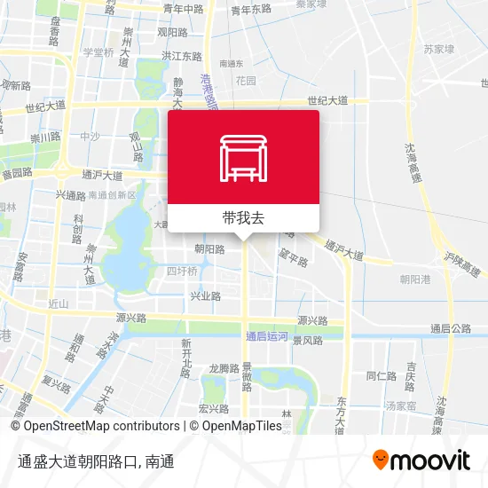 通盛大道朝阳路口地图