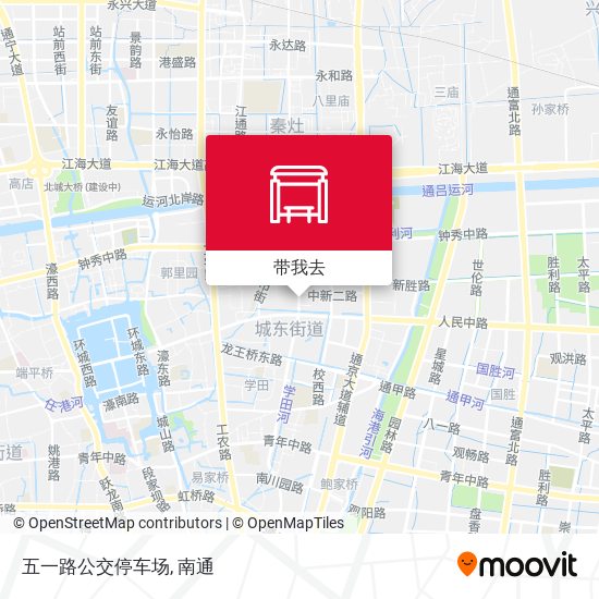 五一路公交停车场地图