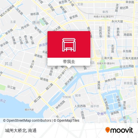 城闸大桥北地图